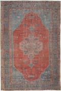 Χαλί Plumeria 5161-00 Terra-Blue-Beige Βιοκαρπέτ 160X230cm