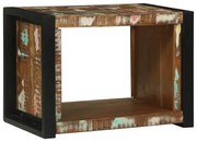 vidaXL Κύβος Τοίχου Καφέ 55 x 35 x 40 εκ Μασίφ ανακυκλωμένο ξύλο