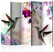 Διαχωριστικό με 5 τμήματα - Hummingbirds and Flowers II [Room Dividers] 225x172