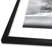 Κορνίζα Nordic Line Slim  Modern Safety PLΜαύρο Ξύλο Ακ. Γυαλί 30x40 cm INCADO