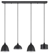 Φωτιστικό Οροφής  SE21-BL-B10-4BL-MS123 ADEPT FLEX Black Metal Shade Pendant+ - 51W - 100W - 77-8957