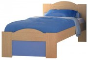 SARFURNITURE Κρεβάτι παιδικό  Κύμα  σιέλ (Διαστάσεις στρώματος: 90x190) SAR-110902