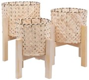 Κασπώ (Σετ 3Τμχ) 373-123-817 Φ20x31/25x35/29x39cm Natural Mat