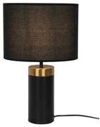 Επιτραπέζιο Φωτιστικό Μαύρο Luciano 4279000 Viokef-4279000-Μαύρο-Χρυσό 4279000