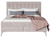 Κρεβάτι Boxspring  Benito Star Εκρού 180x200 εκ 180x213x110εκ - Μπεζ