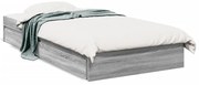vidaXL Πλαίσιο Κρεβατιού με συρτάρια Γκρι sonoma 90x200εκ. Επεξ. Ξύλο