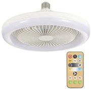 Ανεμιστήρας Οροφής 30W Λευκό E27 CCT LED 6783 Spotlight 6783 Λευκό