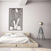 Διακοσμητικό τοίχου Λαμαρίνα Kp33 Silhoute - 0,40mx0,65m, Ανθρακί