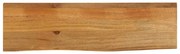 vidaXL Επιφάνεια Τραπεζιού 110x40x2,5 εκ. Live Edge Μασίφ Ξύλο Μάνγκο