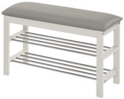 ST11 shoe rack, color: white DIOMMI V-CH-ST_11-STOJAK-BIAŁY DIOMMI-60-21837