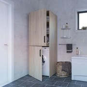 Ντουλάπα Πλυντηρίου Laundry Σονόμα 70x68x190cm - GR-LAUNDRY