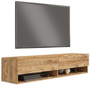Έπιπλο τηλεόρασης επιτοίχιο Roscoe pakoworld sonoma 140x31.6x29.6εκ