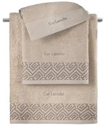 Πετσέτες Μπάνιου (Σετ 3τμχ) Guy Laroche Emblem 500gsm Μπεζ