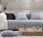 Ριχταρι Τριθεσιου Καναπε New Tanger L.Grey/Ecru 180X300 Nef-Nef Homeware