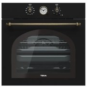Teka HRB 6300 Anthracite Brass Εντοιχιζόμενος Φούρνος Country Style πολλαπλών λειτουργιών Εγγύηση 2+3 Χρόνια