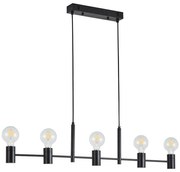 Φωτιστικό Οροφής Πολύφωτο Homelighting Adept 77-8249 Black