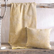 Ριχτάρι Canda Mustard Ρυθμός Πολυθρόνα 160x180cm Cotton-Polyester