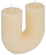 Διακοσμητικό κερί Demi Αtmosphera με διάρκεια καύσης 20 ώρες και διαστάσεις 11x5.1x12cm - Ivory