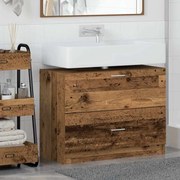 vidaXL Ντουλάπι Νεροχύτη Παλιό Ξύλο 78 x 37 x 59 cm Επεξεργασμένο ξύλο