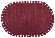 Οβάλ Χαλί Διαδρόμου (70x140) Silk Fashion Burgundy