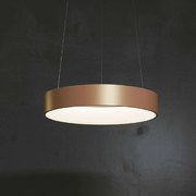 Φωτιστικό Οροφής Noah LED-NOAH-S60-ORO 60W Led Φ60cm 150cm Gold Luce Ambiente Design Aluminium