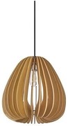 Κρεμαστό Φωτιστικό Οροφής ARTE ILLUMINA E27 Φ30 Ξύλο 144-30011 Eurolamp-144-30011-Καφέ 144-30011