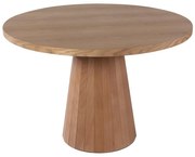 Τραπέζι Albero 117FRF1244 Φ120x75cm Oak Mdf,Ξύλο