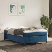 ΠΛΑΙΣΙΟ ΚΡΕΒΑΤΙΟΥ BOXSPRING ΣΚΟΥΡΟ ΜΠΛΕ 120X200 ΕΚ. ΒΕΛΟΥΔΙΝΟ 3121112