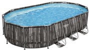 Πισίνα BESTWAY POWER STEEL OVAL POOL 610x366x122cm