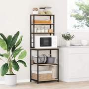 vidaXL Ράφι Κουζίνας Δρύς Sonoma 60 x 40 x 168 εκ Επεξεργασμένο ξύλο