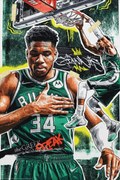 Αφίσα Giannis Basketball Player