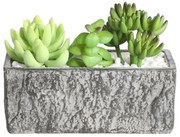 Τεχνητό Φυτό Σε Κασπώ 428009 17,8x7,5x14,5cm Green Eglo Plastic