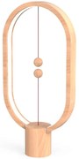 Φωτιστικό Επιτραπέζιο Ellipse DH0037LW/HBLEUB Με Μαγνητικό Διακόπτη 40cm Natural Allocacoc Ξύλο