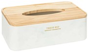 Θήκη Για Χαρτομάντηλα (25x13.3x8.6) F-V White Lea 200139