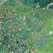 Αναπαραγωγή Italian garden landscape, Gustav Klimt