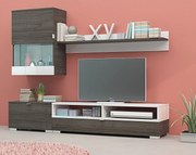 Σύνθετο σαλονιού Lucia  new creamona/white gloss 175x39x190 DIOMMI 31-083 DIOMMI-31-083