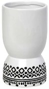 Βάζο Tribal CER2302 15x15x27,5cm White-Black Espiel Ceramic