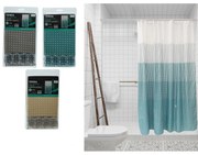 Κουρτίνα Μπάνιου 'Dots' Polyester 180x200cm Σε 3 Χρώματα