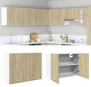 vidaXL Ντουλάπι Κρεμαστό Lyon Sonoma Δρυς 80 x 31 x 60εκ. από