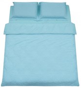 Heinner HR-4KSBED-TFBLUE Σετ Παπλωματοθήκη + Σεντόνι + 2 Μαξιλαροθήκες King Size 200x220εκ. Μπλε