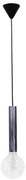 Κρεμαστό Φωτιστικό Οροφής 1xE27 S-42 Heronia Lighting-34-0187-Ασημί 34-0187