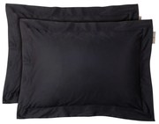 Μαξιλαροθήκες 2259 (Σετ 2τμχ) Black Greenwich Polo Club 50Χ70 50x70cm 100% Cotton Satin