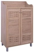 ΠΑΠΟΥΤΣΟΘΗΚΗ-ΝΤΟΥΛΑΠΙ KAILENA ΞΥΛΙΝΗ HM2230.02 SONAMA 77X40,5X122εκ.