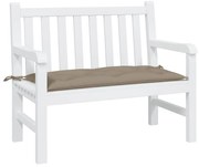 vidaXL Μαξιλάρι Πάγκου Κήπου Taupe 100x50x7 εκ. Ύφασμα Oxford