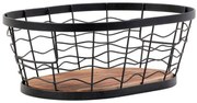 Φρουτιέρα Μεταλλική TAK109 30x21x11cm Black Espiel Metal