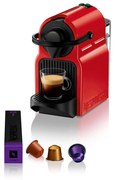 Krups Inissia Red C40 Καφετιέρα για Κάψουλες Nespresso -19bar (με δώρο 14 κάψουλες)