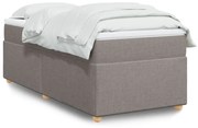 ΚΡΕΒΑΤΙ BOXSPRING ΜΕ ΣΤΡΩΜΑ TAUPE 100 X 200 ΕΚ. ΥΦΑΣΜΑΤΙΝΟ 3285356