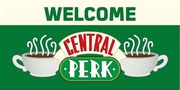 Μεταλλική πινακίδα Friends - Welcome to Central Perk