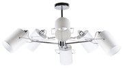 KQ 2654/6 SHIRO CHROME AND WHITE PENDANT 1Ε3 HOMELIGHTING 77-8101