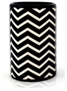 Ποτήρι Wave 03058.001 Black-White Spirella Ceramic